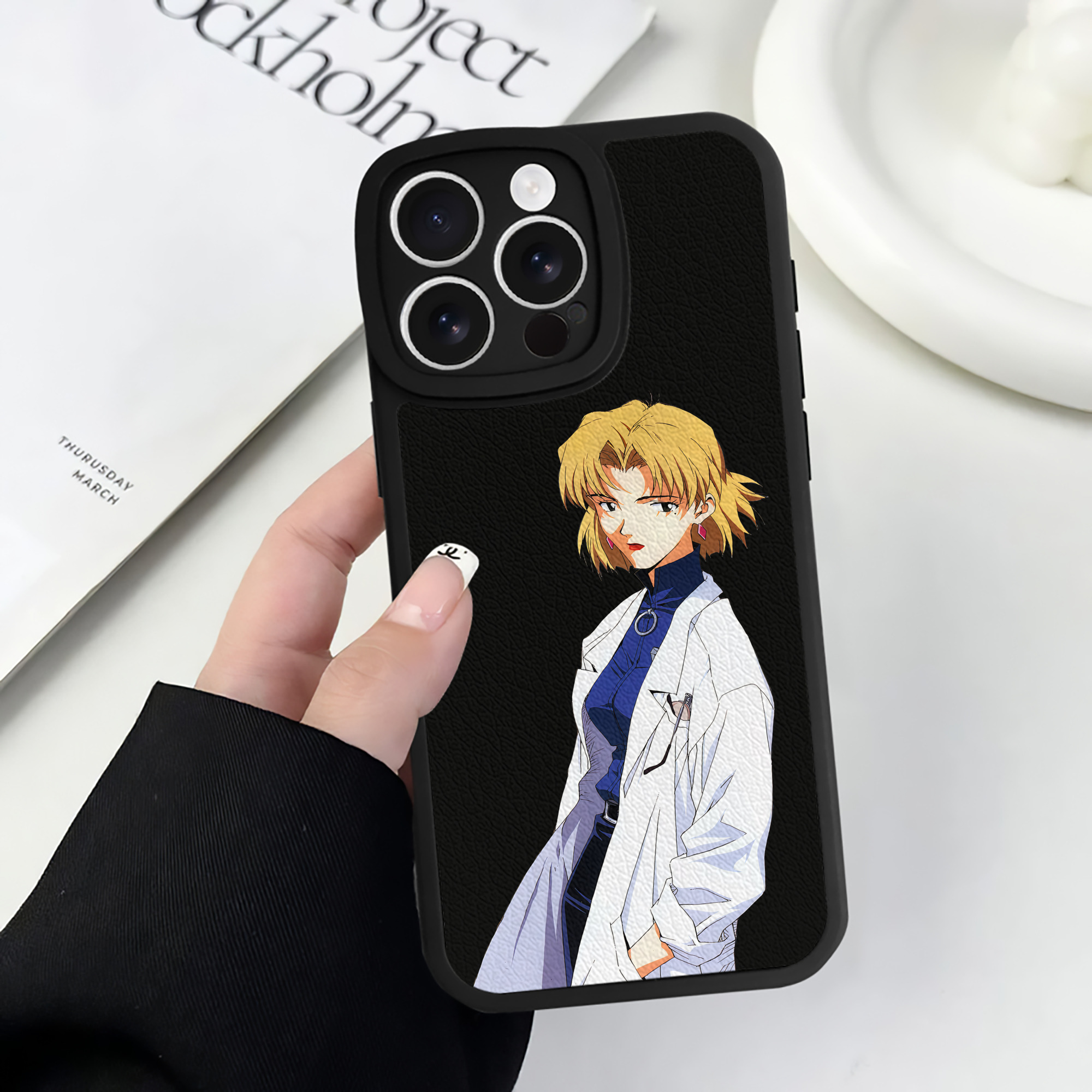 （画像用） EVA 新世紀エヴァンゲリオン 【iPhone 16シリーズ対応】シリコンスマホケース（レザー調） 材質：シリコン